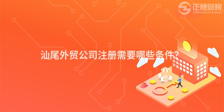 汕尾外貿公司注冊需要哪些條件？