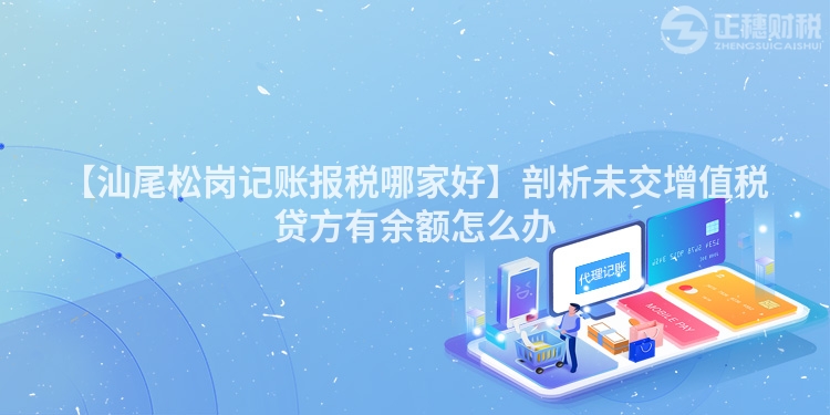 【汕尾松崗記賬報(bào)稅哪家好】剖析未交增值稅貸方有余額怎么辦