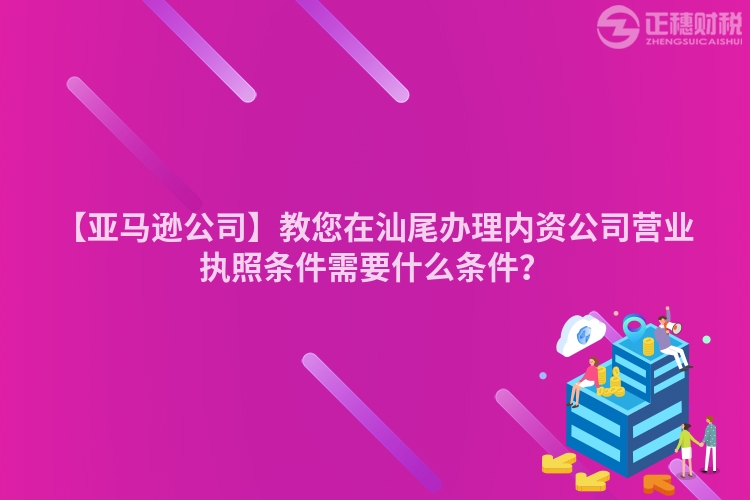 【亞馬遜公司】教您在汕尾辦理內資公司營業執照條件需要什么條件？