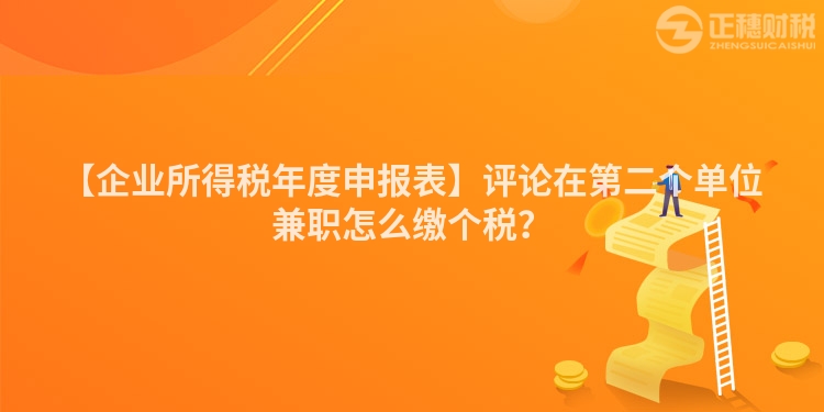 【企業(yè)所得稅年度申報表】評論在第二個單位兼職怎么繳個稅？
