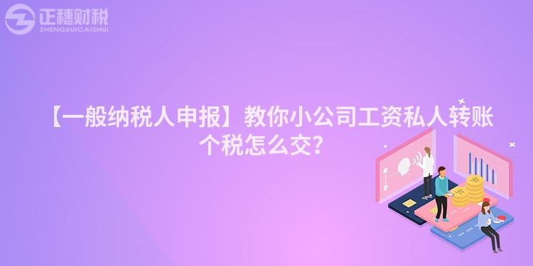 【一般納稅人申報】教你小公司工資私人轉賬個稅怎么交？