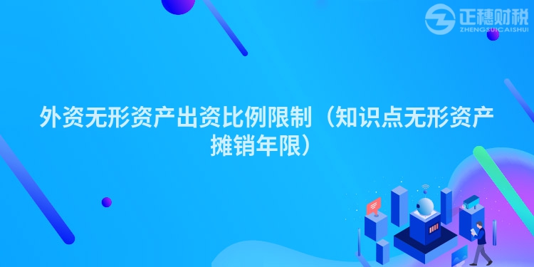 外資無形資產出資比例限制（知識點無形資產攤銷年限）
