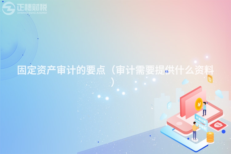 固定資產審計的要點（審計需要提供什么資料）