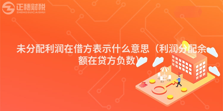 未分配利潤(rùn)在借方表示什么意思（利潤(rùn)分配余額在貸方負(fù)數(shù)）