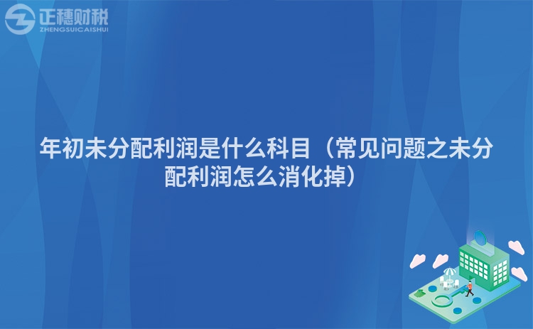 年初未分配利潤是什么科目（常見問題之未分配利潤怎么消化掉）