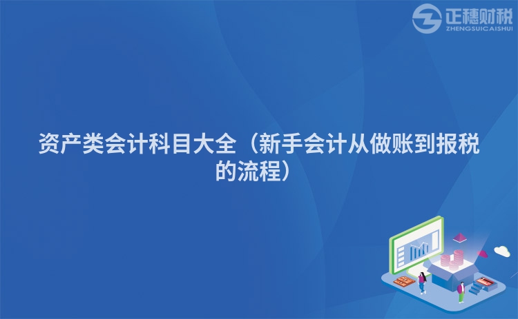 資產(chǎn)類會(huì)計(jì)科目大全（新手會(huì)計(jì)從做賬到報(bào)稅的流程）