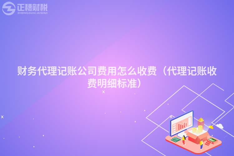 財務代理記賬公司費用怎么收費（代理記賬收費明細標準）
